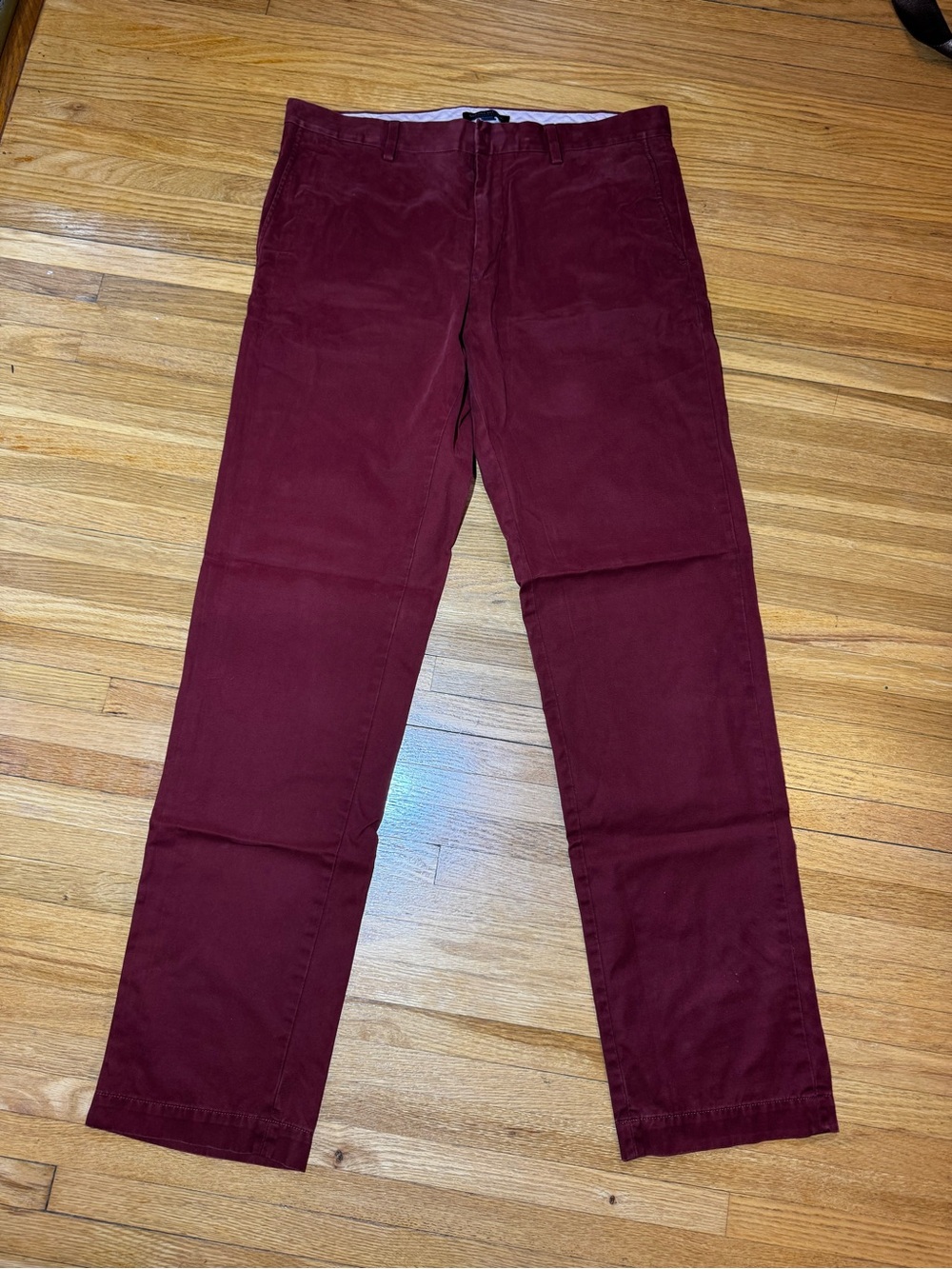 Banana Republic Men's Burgundy Emerson Chinos 34x36